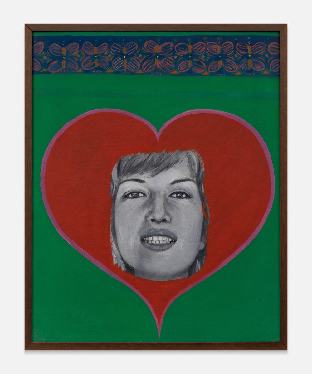 Pauline Boty &lsquo;Monica Vitti with Heart&rsquo; (1963)