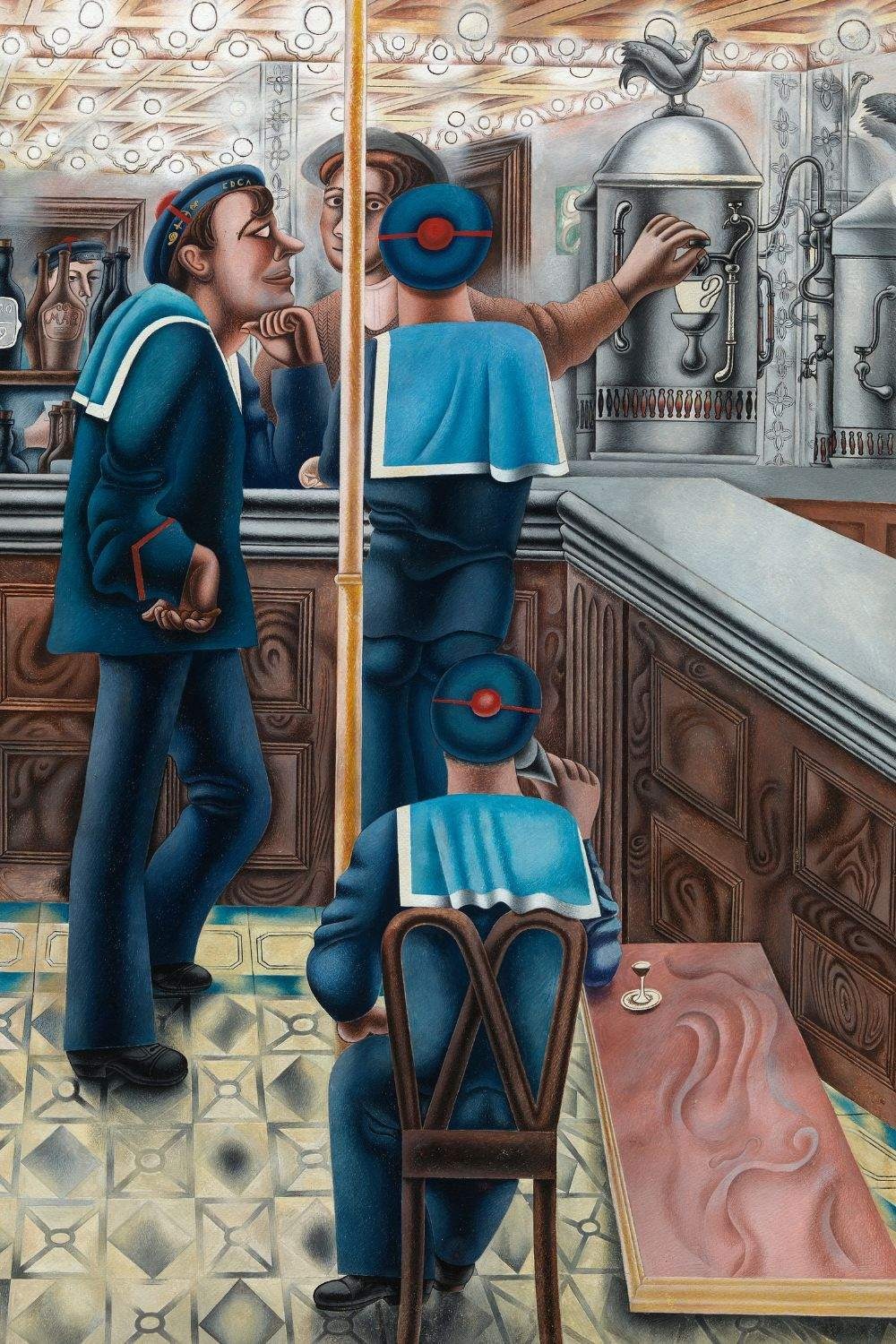 Edward Burra &lsquo;Three Sailors at the Bar’ (1930)