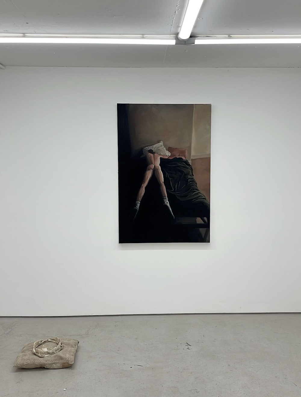 &lsquo;Eyes open, I breathe again&rsquo; (installation view), including &lsquo;I love this side of you&rsquo; by Inès Michelotto
