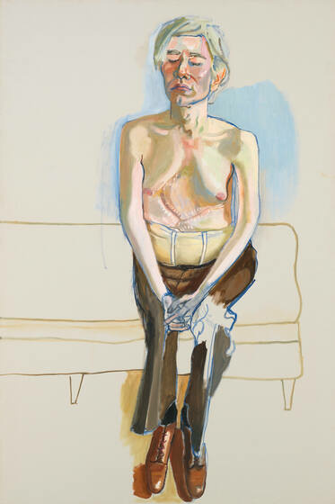 Alice Neel, &lsquo;Andy Warhol&rsquo; (1970)