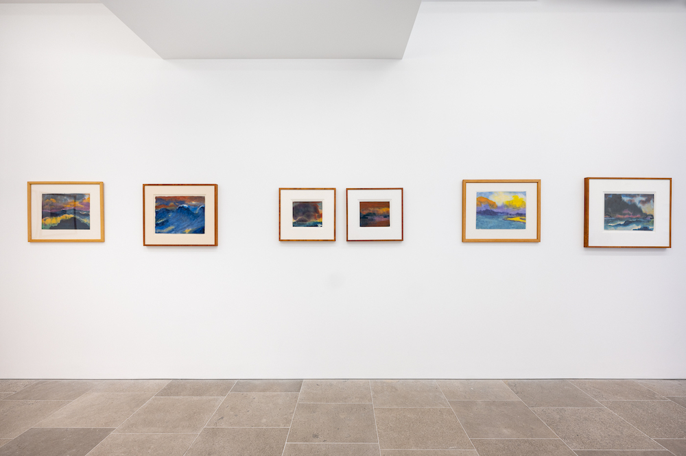 emil nolde at bastian - installation view