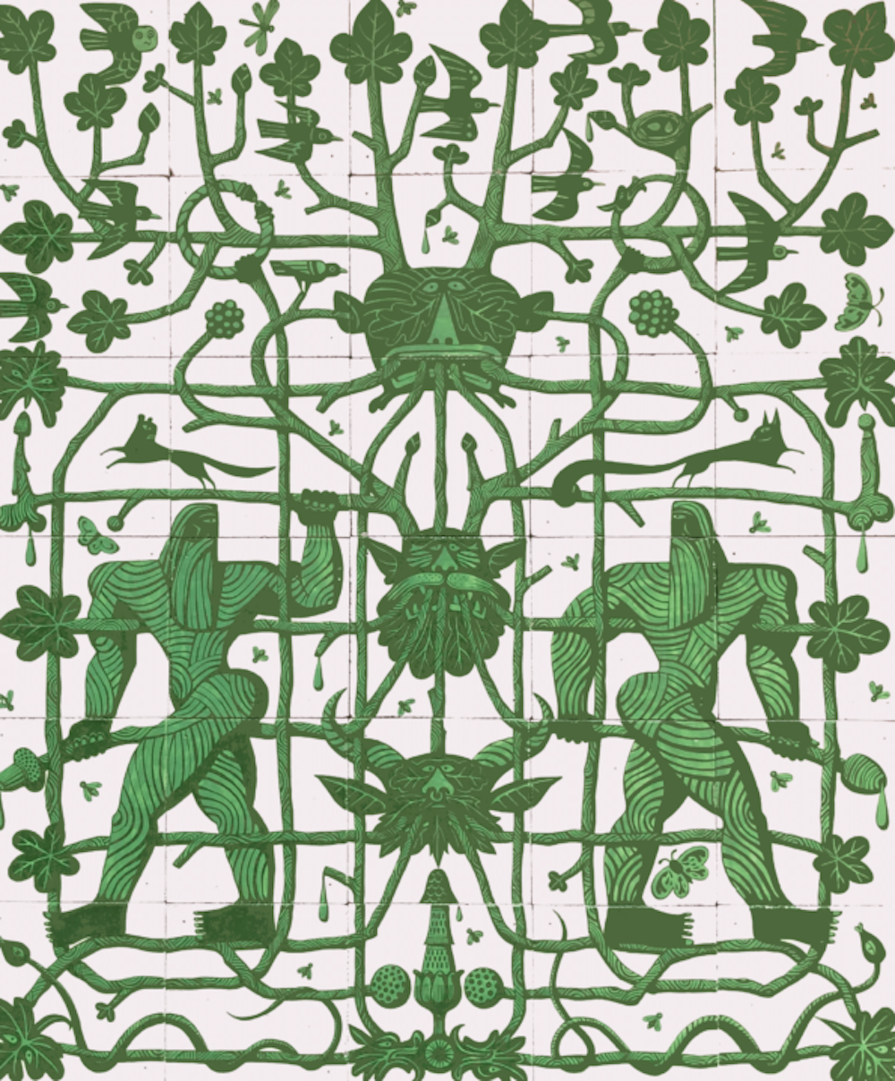 paul bommer &lsquo;green man&rsquo;