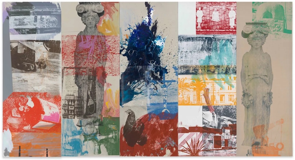 Robert Rauschenberg &lsquo;Caryatid Cavalcade I / ROCI CHILE&rsquo; (1985)