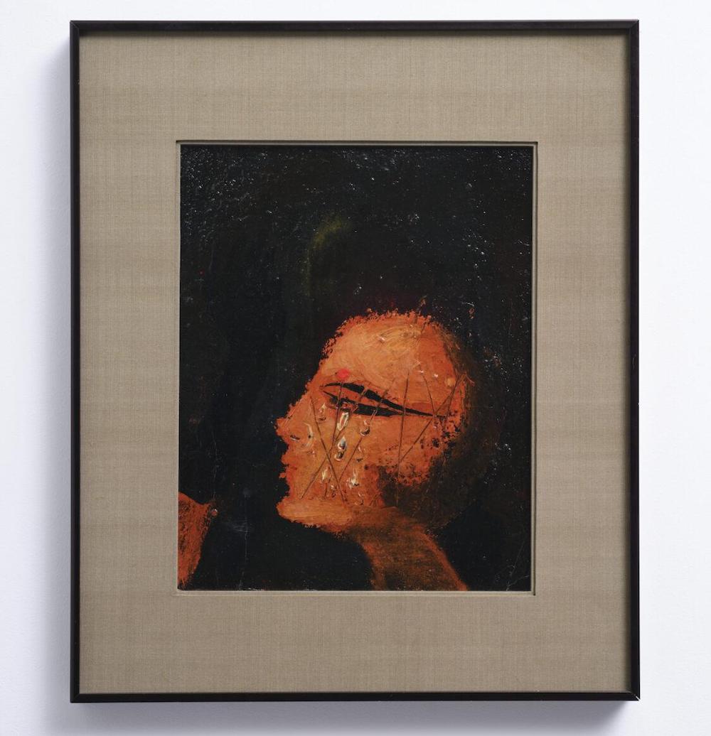 Antoni Tàpies - Head of a Woman (1952)