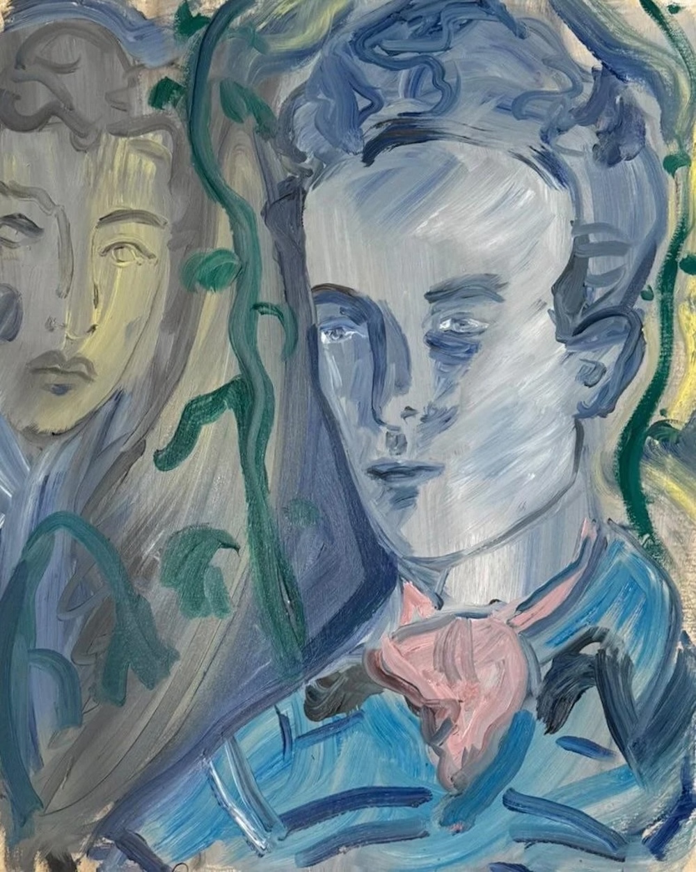 Luke Edward Hall ‘Denton with Angel’ (2025)